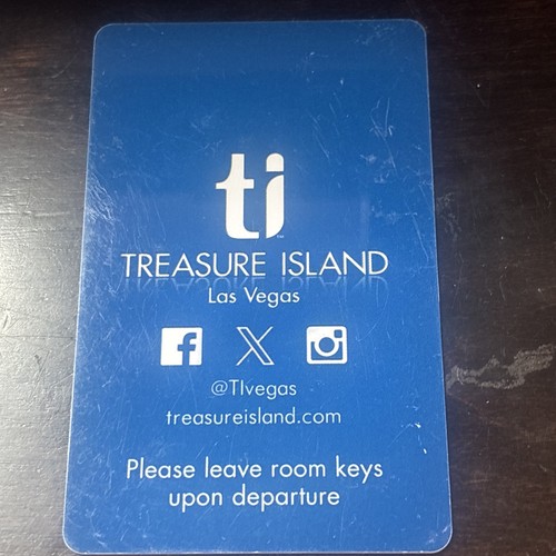 Treasure Island Hotel Casino Room Key Las Vegas, NV