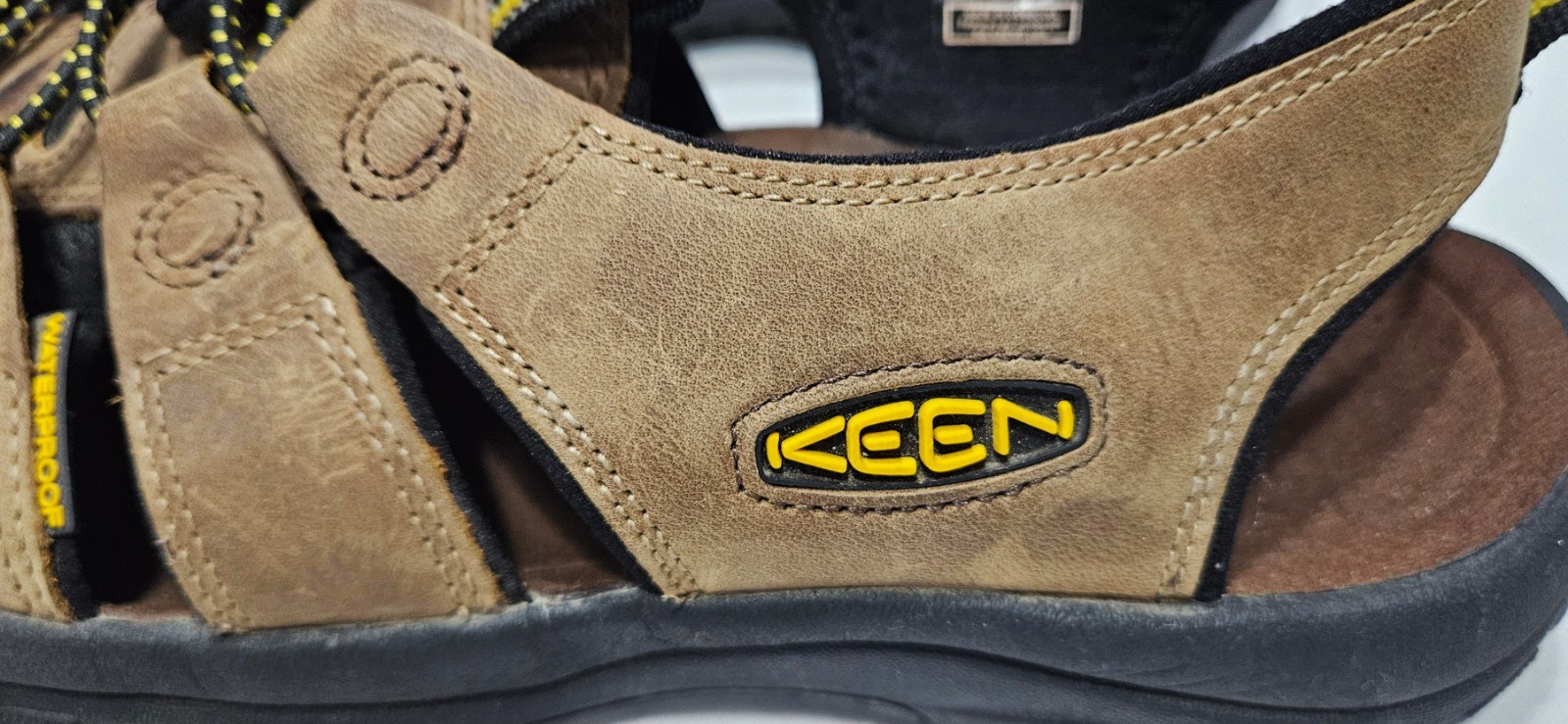 Sandali da trekking KEEN uomo Newport impermeabili bisonte pelle marrone 1001870 taglia 12