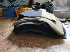 W 107 Fussmatten f&uuml;r Mercedes-Benz Oldtimer oder Porsche Konvolut ca. 50 St&uuml;ck