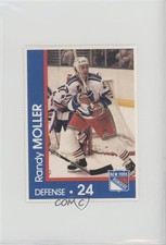 1989-90 Marine Midland New York Rangers Team Issue Randy Moller w5p