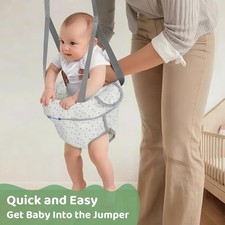 Slevoo Baby Jumper Ceiling Hook Quick-Entry  Space-Saving Portable small area