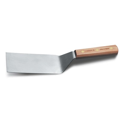 Dexter Russell 2386H-6 High Carbon Wood Handle 6 x 3 Cake Turner''