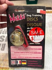 Mikki Metal Dog Training Discs UNUSED still in packaging