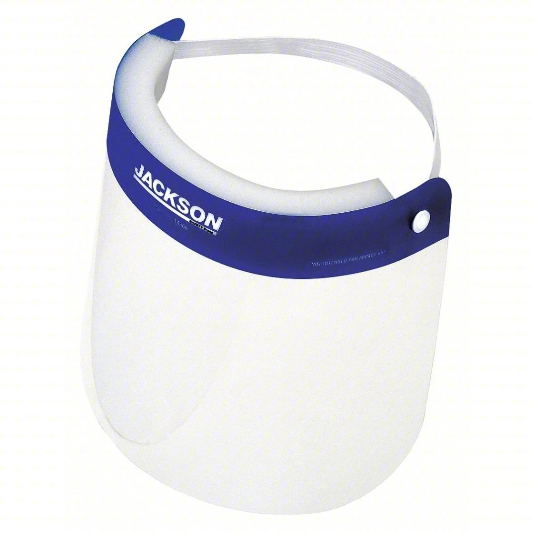 100 PCS Jackson Safety 14360 Full Face Shield Protection Cover Face Mask LOT