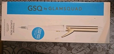 GSQ by Glamsquad Titanium Curling Iron One Inch Barrel NIB