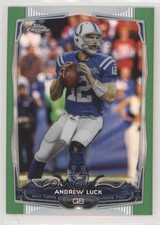 2014 Topps Chrome Green Refractor Andrew Luck #47 03dq