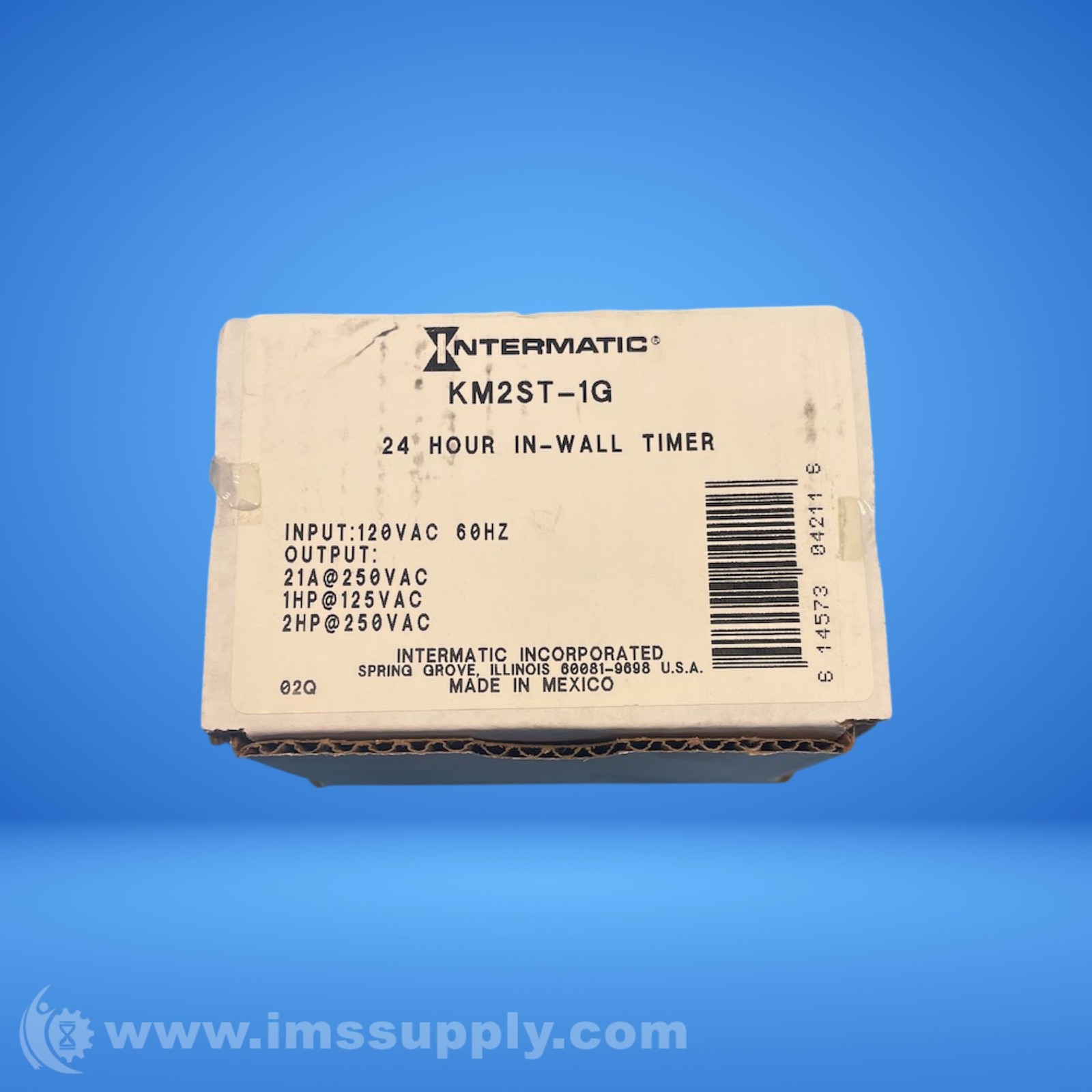 Intermatic KM2ST-1G 24 Hour In-Wall Timer FNOB