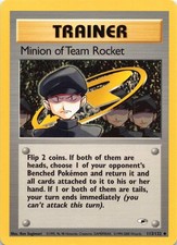 Minion of Team Rocket 113/132 Uncommon Gym Heroes Pokemon Unlimited LP on eBay