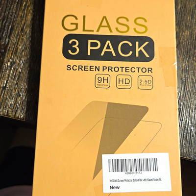 Mr.Shield 3-Pack Tempered Glass Screen Protector for Xiaomi Redmi 9A 9H HD