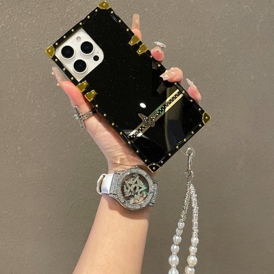 Case For Honor 200 Lite/90 Pro /Huawei P20 Diamond Butterfly +Chain Phone Cover
