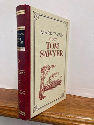 Mark Twain Tom Sawyer Halbleder/Schmuckausgabe