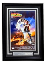 Christopher Lloyd Wilson Thompson Sign Framed Back To The Future 11x17 Photo JSA