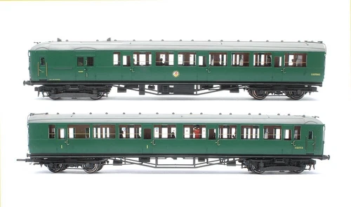 HORNBY 'OO' GAUGE R3162A BR/SR GREEN 2-BIL 2142 LOCOMOTIVE TRAIN PACK *WEATHERED