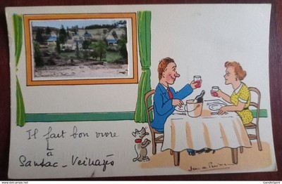 Sansac Veinazés - Une Vue du Bourg - Es macht gut zu leben