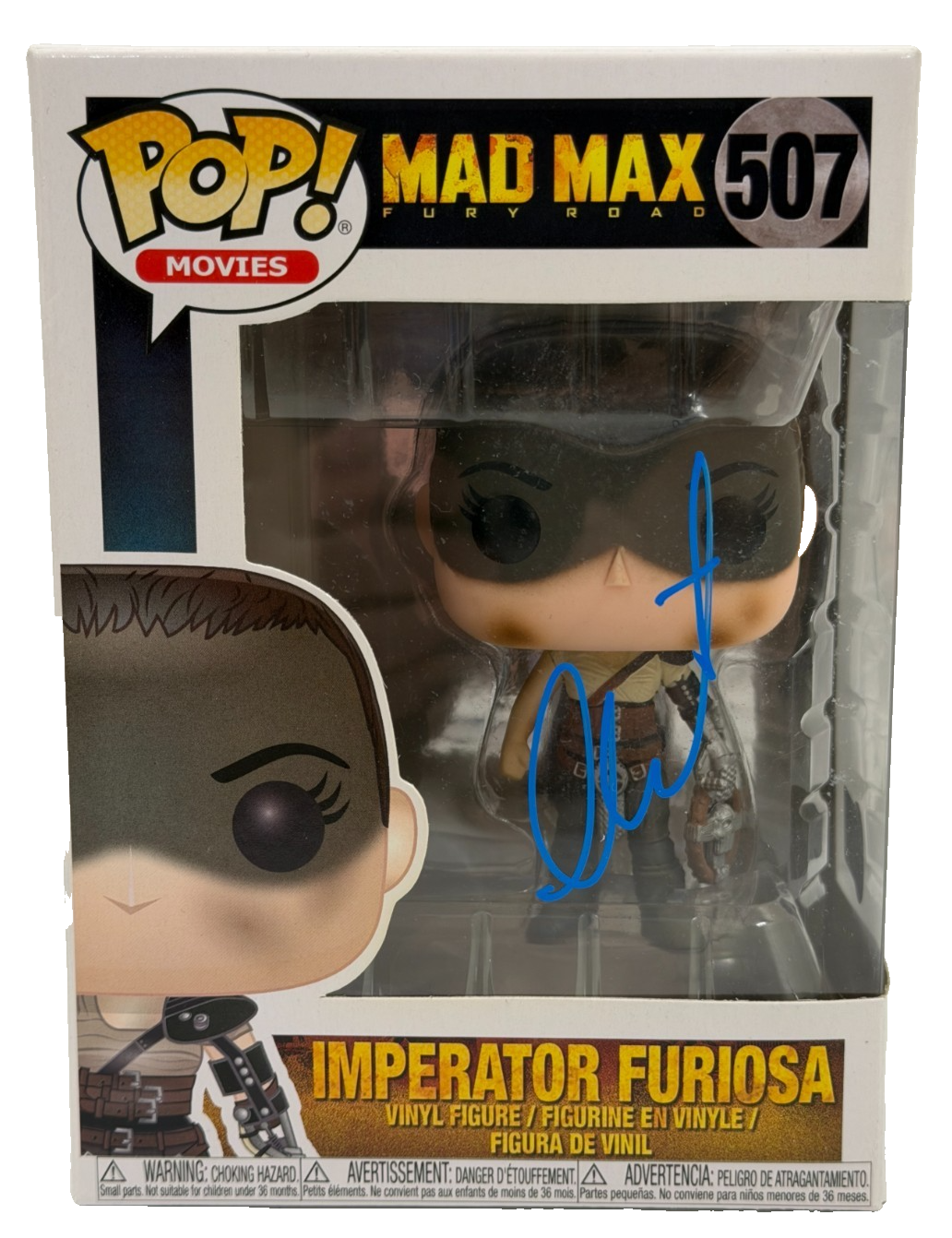 Charlize Theron Autographed Signed Furiosa Funko Mad Max Fury Road Beckett 