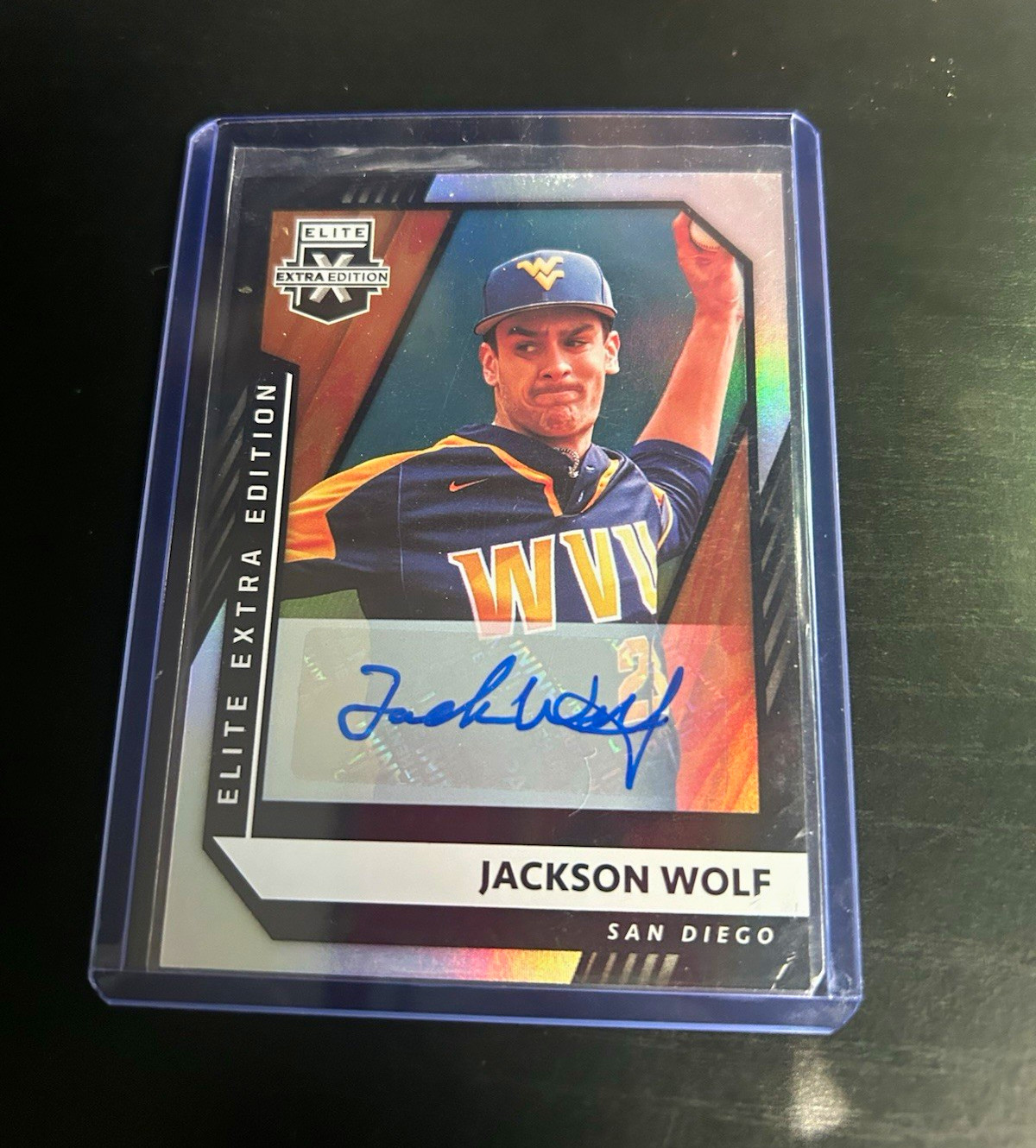 Panini 2021 Elite Extra Edition Jackson Wolf Padres #129 Signatures Auto RC