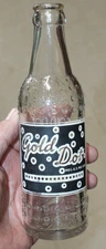DALTON GA GOLD DOT SODA  BOTTLE  7 OZ ACL BY COCA COLA SCARCE