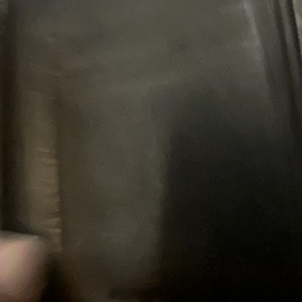 Cartera de cuero triple de 4” por 3” bordada de los Vikingos de la NFL - negra usada en excelente estado apenas usada Foto 3 de 4