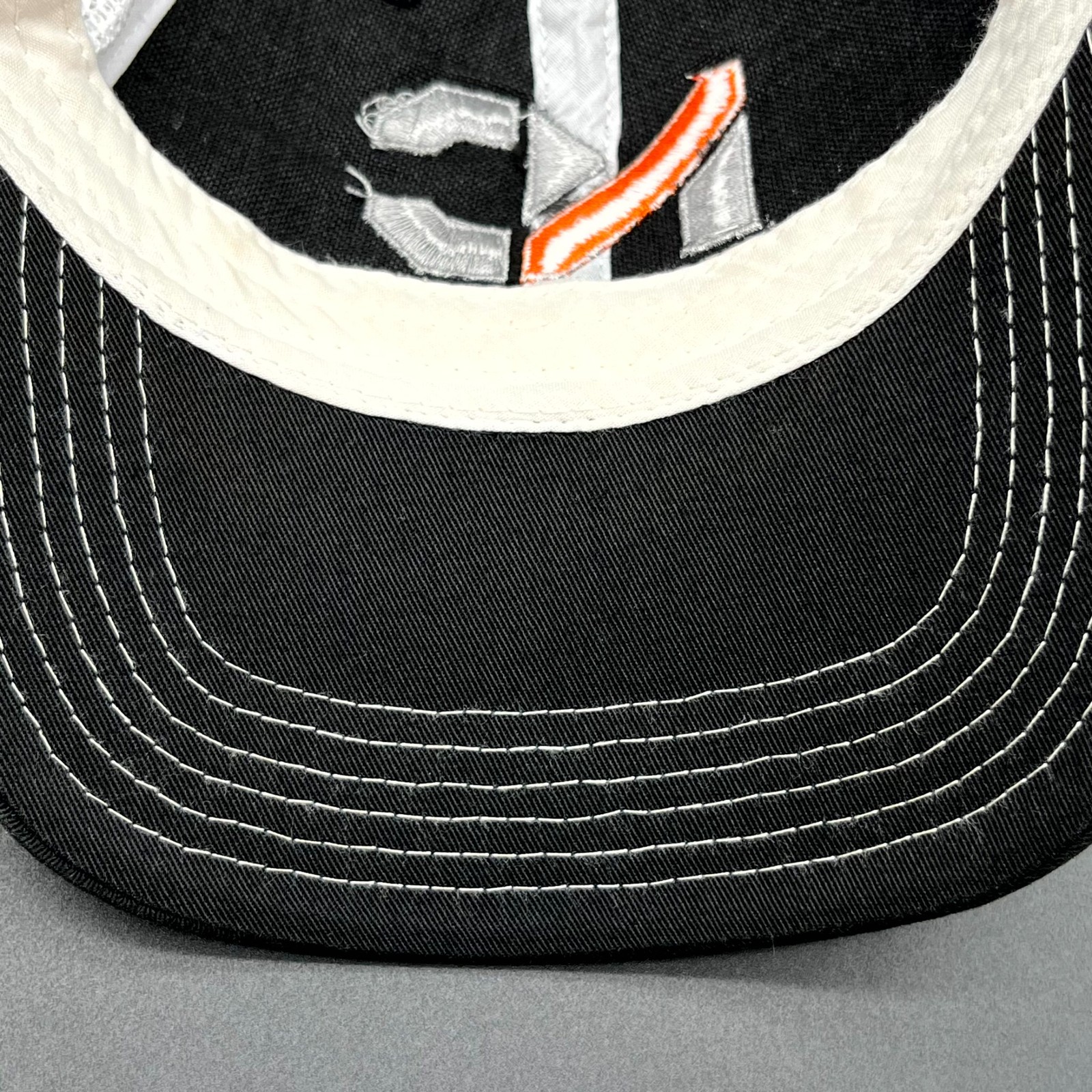 Ness Campbell Crane & Rigging Hat Platinum Mens One Size Black Trucker Cap Mesh