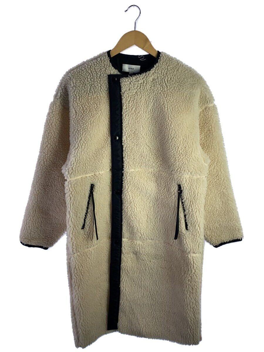 ALTRA HYKE ALTRO CAPPOTTO FINTO SHEARLING GIACCA PILE 1 POLIESTERE BEIGE SOLIDO