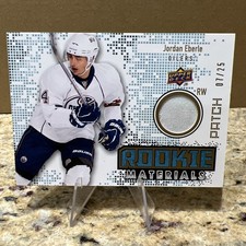 2010-11 Upper Deck - Rookie Materials Jordan Eberle PATCH /25! Edmonton Oilers
