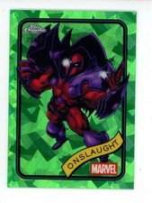 2025 Topps Chrome Sapphire Marvel Onslaught Green Refractor #68 /99