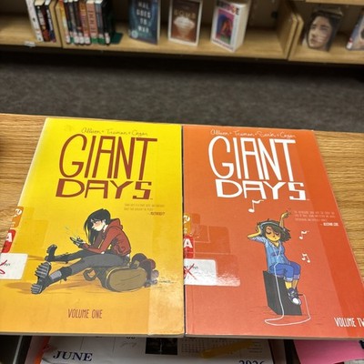 Giant Days Volume One and Two Sold Together Graphic Novel YA Ex Library Used