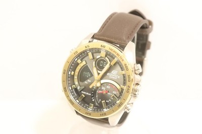 CASIO EDIFICE ECB900GL-1A Men's Solar Watch Black Brown