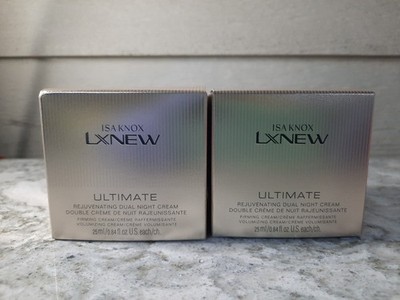 2 PACK Avon Isa Knox LXNEW Ultimate Rejuvenating Dual Night Cream .84 fl oz