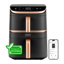 Friteuse sans huile COSORI - Turbo Tower Pro Smart - Capacité 10,8L - 2 cuves - 