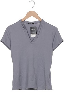 Comma T-Shirt Damen Shirt Kurzärmliges Oberteil Gr. EU 38 Blau #kbey2jc