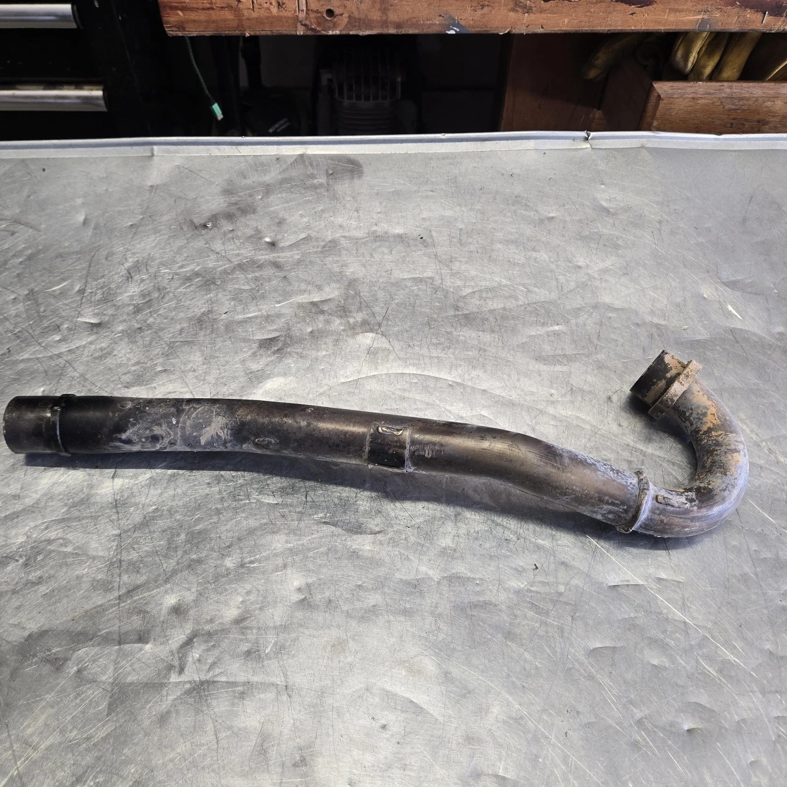 2007 Honda Crf150r Exhaust Pipe Chamber Header 2
