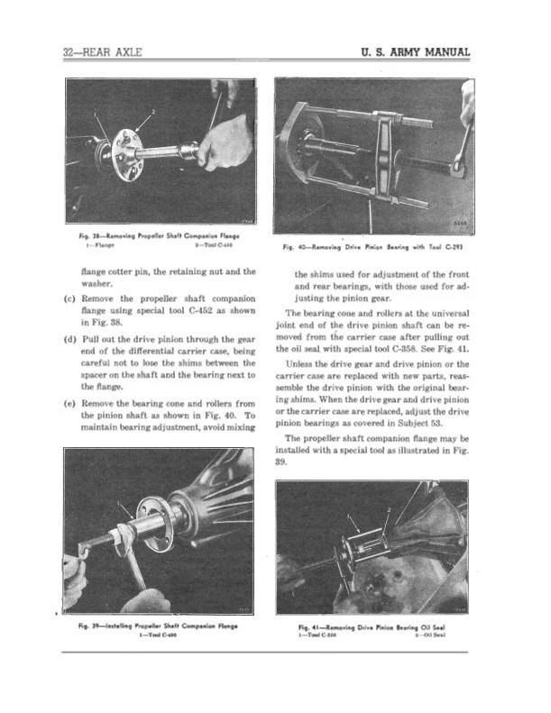 1941-1947 Dodge Militare Mezza Ton Camion Negozio Manuale Wc 36 37 38 39 2WD - Immagine 2 di 4