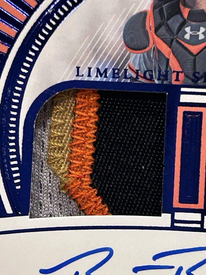 Parche Panini Flawless Buster Posey 2023 en tarjeta ¡Última impresión automática 15/15! 🔥🔥🔥 Foto 2 de 4