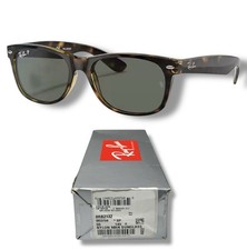 Ray Ban RB2132 New Wayfarer 902/58 Polarized G-15 Tortoise Sunglasses 55-18mm