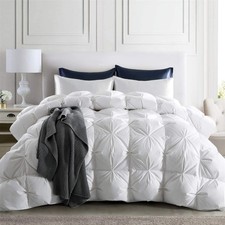puredown  Goose Down Comforter Twin Size 800 Fill Power, 100 Cotton All Season