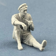 Kit modelo figura soldado británico en reposo 1/35 sin montar y sin pintar