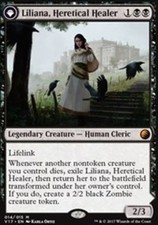 1 x Liliana, Heretical Healer // Liliana, Defiant Necromancer - Foil - From The