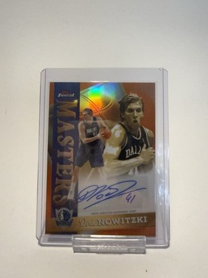 2026 Topps Finest NBA Dirk Nowitzki Masters Autograph /25 Dallas Mavericks