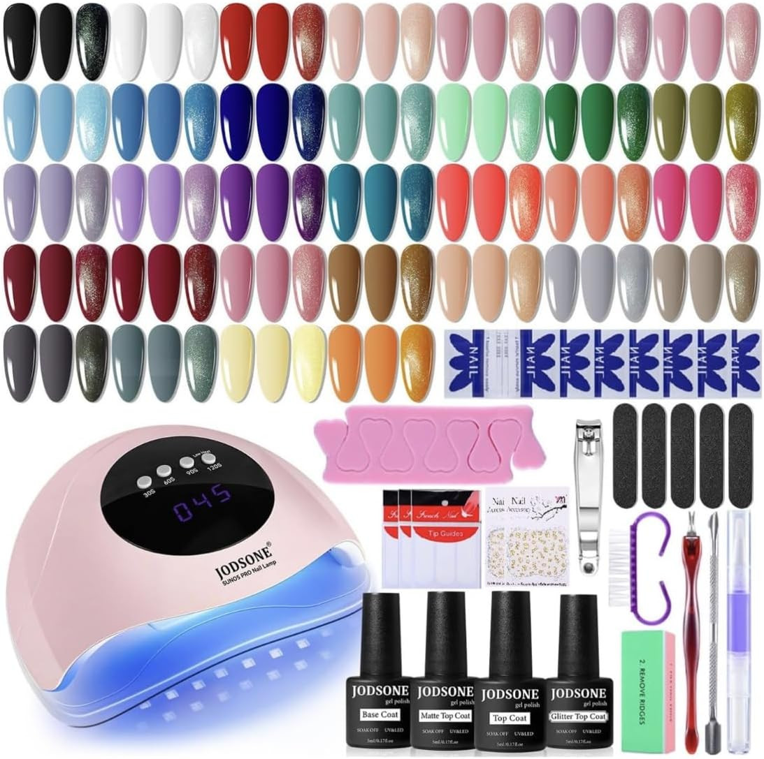 Kit Ongle Gel UV Complet pour des Ongles Parfaits au Bureau et en Soirée