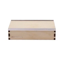 NEW LANTWIT Fingerboard Box Curb Ramp Handmade Wood Steel Coping 96mm Tech Deck