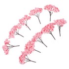  2 Pack Miniature Cherry Blossom Tree Artificial Diorama Supplies Garden Decor