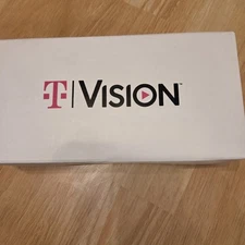 T Vision NEW Powered by Androidtv Streaming Box with Remote Box Opened For Pics