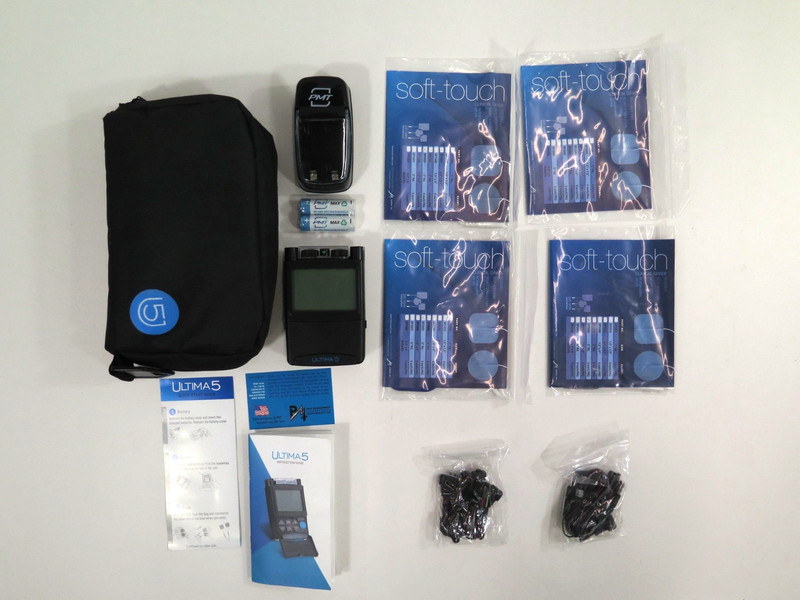 Ultima 5 Digital TENS Unit - Pain Management Technologies w/ Pads + Case