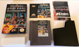WWF WrestleMania Steel Cage Challenge Nintendo NES - CIB with Poster and manual