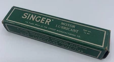VTG Singer Sewing Machine Motor Lubricant Tube .5 oz Pliable Compound with Box