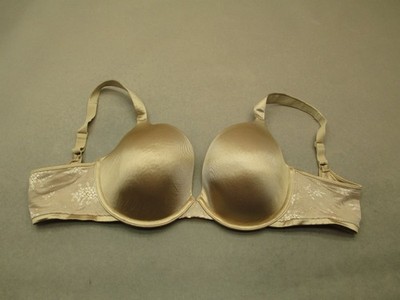 38C Bali Womens Beige Lined Underwired Back Closure Demi Bra 11H