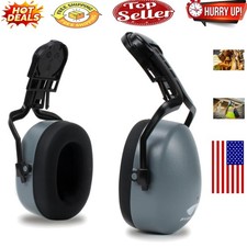 Cap-Mounted Earmuff Convenient, Dielectric Hearing Protection with Flip-Dow...