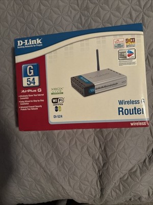 D-Link DI-524 54 Mbps Wireless G 4-Port 10/100 Router (DI-524)