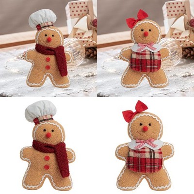 Weihnachten Lebkuchen Puppe Figur Stofftier Deko weich Weihnachten